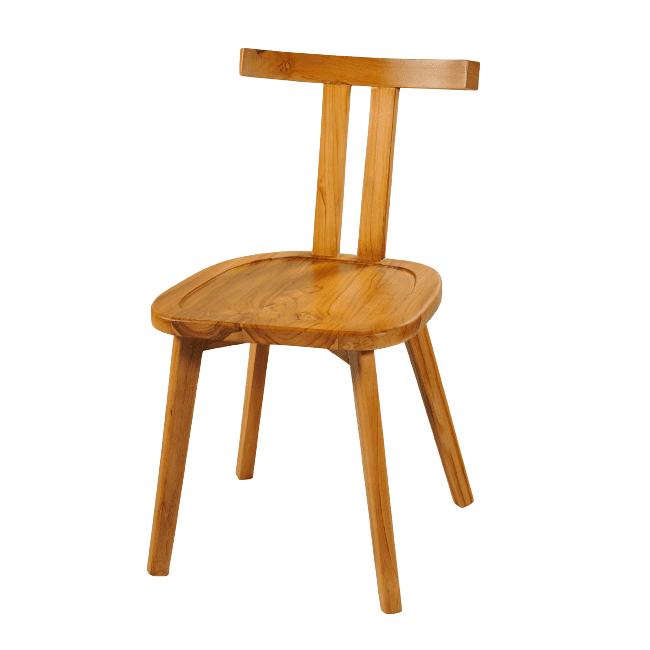 Καρέκλα τραπεζαρίας από ξύλο Teak. Διάσταση προϊόντος: 45Χ40Χ80Η