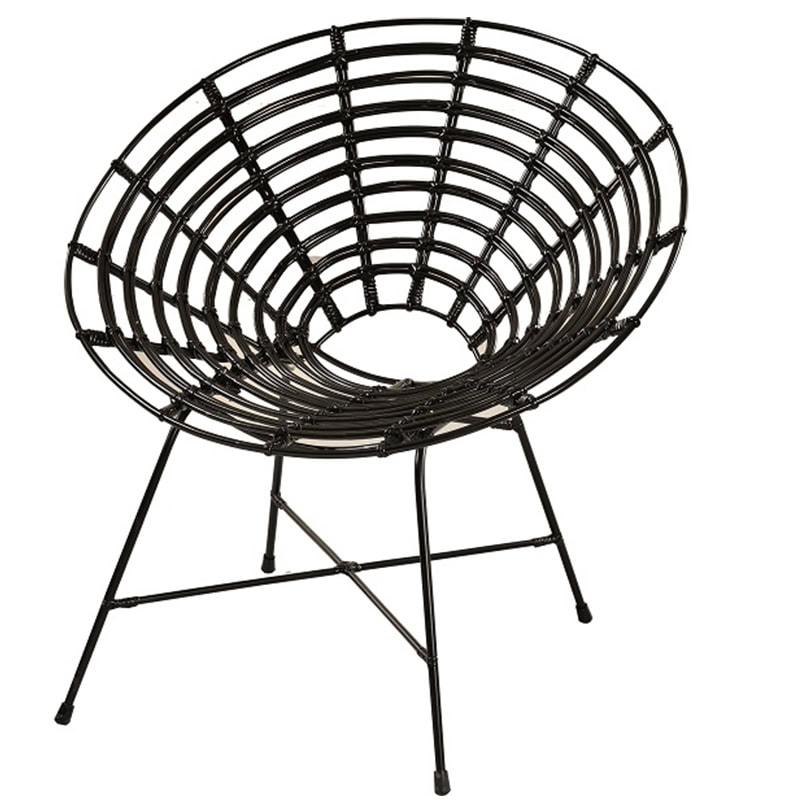 Καρέκλα από φυσικό καλάμι με μεταλλικό σκελετό. Οι καρέκλες από φυσικό καλάμι ταιριάζουν ιδανικά σε μποέμ (boho), εξοχικό (shabby chic) και φυσικά/τροπικά στυλ διακόσμησης. Επίσης, μπορούν να ενσωματωθούν αρμονικά σε μοντέρνους χώρους, όπου προσθέτουν μια ζεστή και φυσική αίσθηση. Το boho στυλ αγαπά τα φυσικά υλικά όπως το καλάμι, το rattan και το μπαμπού. Καρέκλες από καλάμι, όπως οι βιενέζικες, μπορούν να συνδυαστούν με τραπέζια από μασίφ ξύλο για να προσθέσουν ρετρό φινέτσα στον χώρο. Το rattan (που είναι ένα είδος καλαμιού) είναι βασικό υλικό για πολλές σύγχρονες τάσεις που συνδυάζουν τη φυσικότητα με τη μοντέρνα σχεδίαση. Ταιριάζει σε όλους τους χώρους, από το σαλόνι μέχρι τον κήπο, και δημιουργεί μια αίσθηση ζεστασιάς και κομψότητας. Μπορούν να χρησιμοποιηθούν για να «σπάσουν» την ψυχρότητα ενός μοντέρνου χώρου. Ένας συνδυασμός καλαμωτής καρέκλας με ένα λιτό, μοντέρνο τραπέζι δημιουργεί ένα ενδιαφέρον κοντράστ. Σε ένα εξοχικό ή ρουστίκ περιβάλλον, οι καρέκλες από καλάμι ταιριάζουν φυσικά, προσθέτοντας μια ανεπιτήδευτη και χαλαρή ατμόσφαιρα. Διάσταση προϊόντος : 76X68X78H