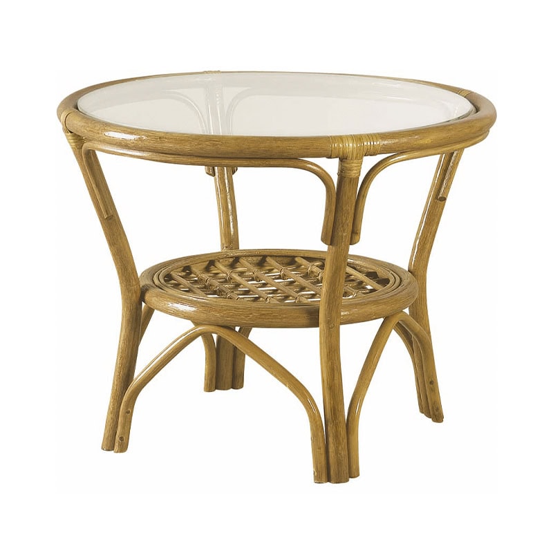 Τραπεζάκι σαλονιού από φυσικό καλάμι. Διάσταση προϊόντος : Φ72Χ57H