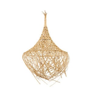 Κρεμαστό φωτιστικό από χειροποίητο φυσικό Rattan - 400993