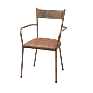 Πολυθρόνα μεταλλική Issota με κάθισμα από δερματίνη. Διατίθεται σε διάφορα χρώματα. Διάσταση προϊόντος : 54X57X91H