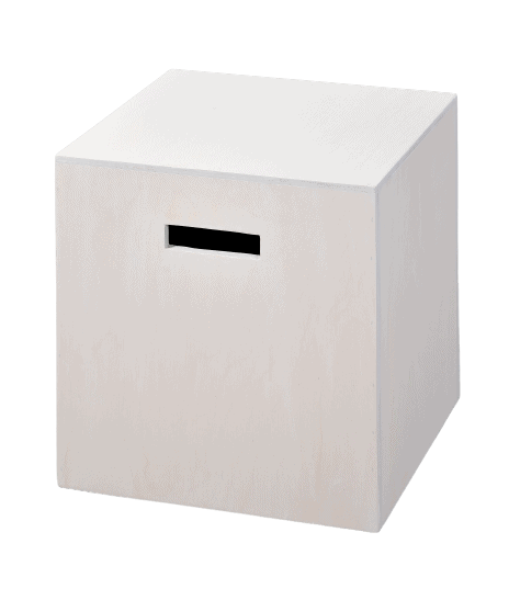 Βοηθητικό τραπεζάκι ή σκαμπό από ξύλο κόντρα πλακέ θαλάσσης, με πλαϊνά ανοίγματα για εύκολη μεταφορά. Διάσταση Προϊόντος: 40X40X40H