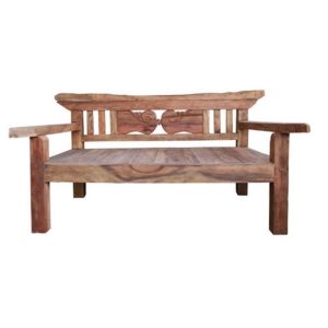 Καναπές τριθέσιος Madura από μασίφ ξύλο Teak. Διάσταση προϊόντος: 182X76X100H