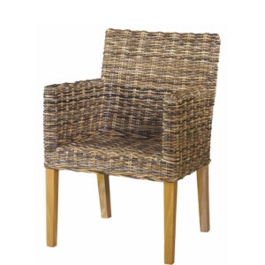 Πολυθρόνα από φυσικό Rattan σε φυσική απόχρωση. Διάσταση προϊόντος : 56X54X85H