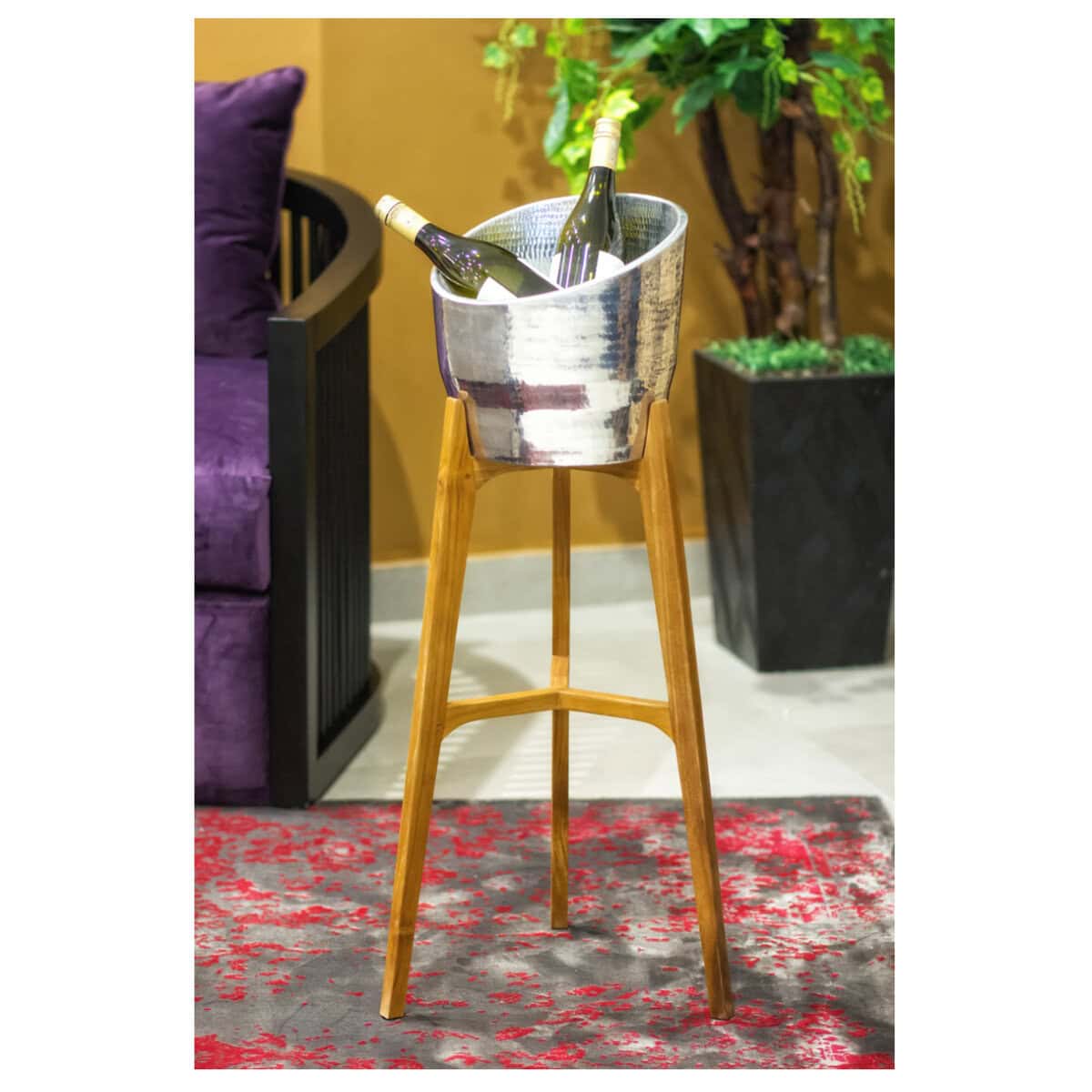 Σαμπανιέρα από ξύλο Teak - 122403