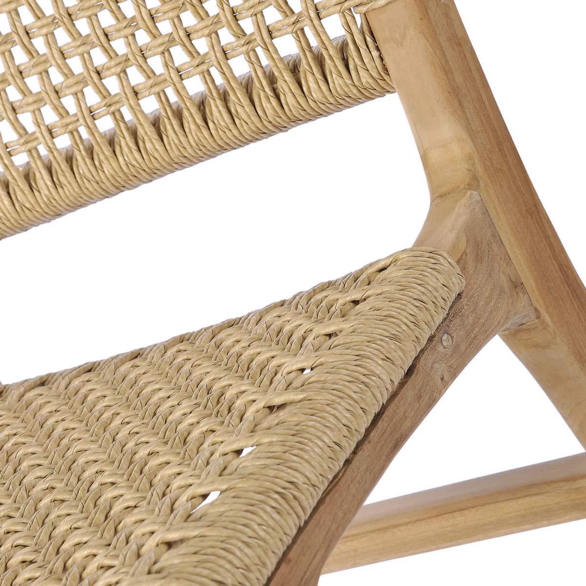 Καρέκλα από ξύλο Teak-Skyros - Image 4