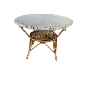 Τραπέζι φαγητού απο καλάμι και συνθετικό Rattan