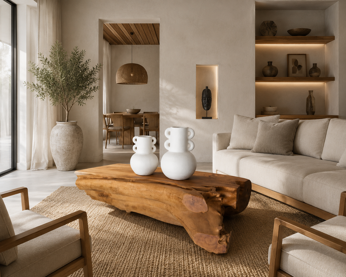 Τραπεζάκι σαλονιού ρίζα (Κωδ. Roottable)