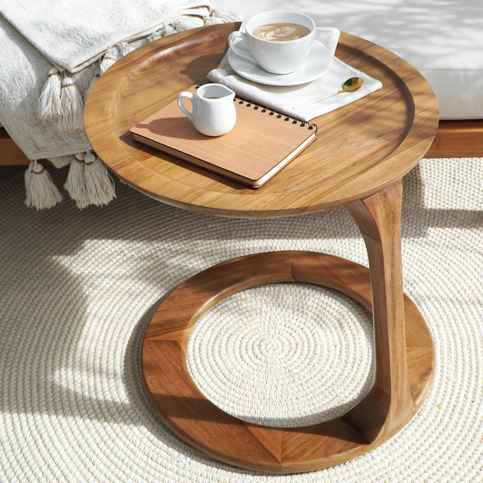 Βοηθητικό Τραπεζάκι από Teak Natural (Κωδ. 126250) - Image 2