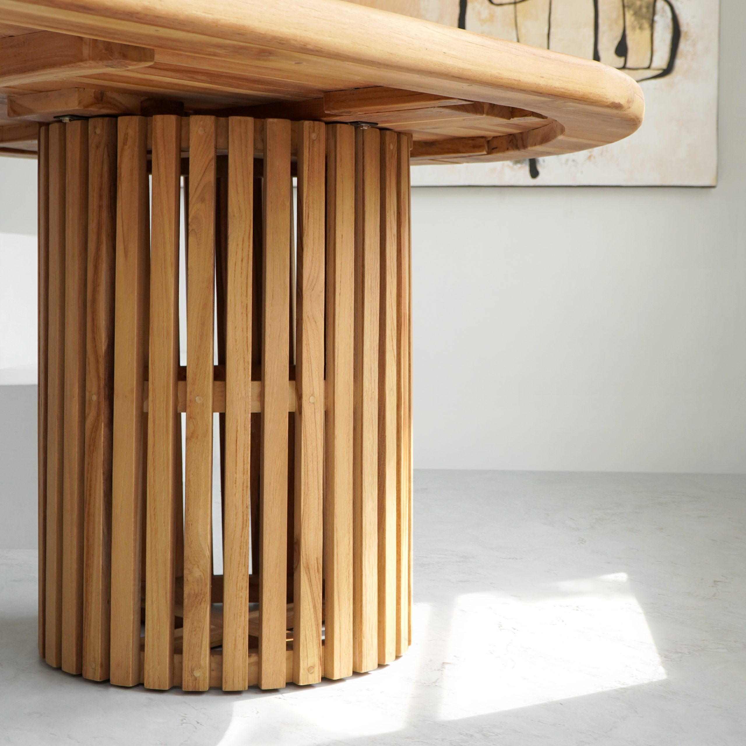 Τραπέζι Τραπεζαρίας BRISBANE Oval από Teak (Κωδ. 126357) - Image 3