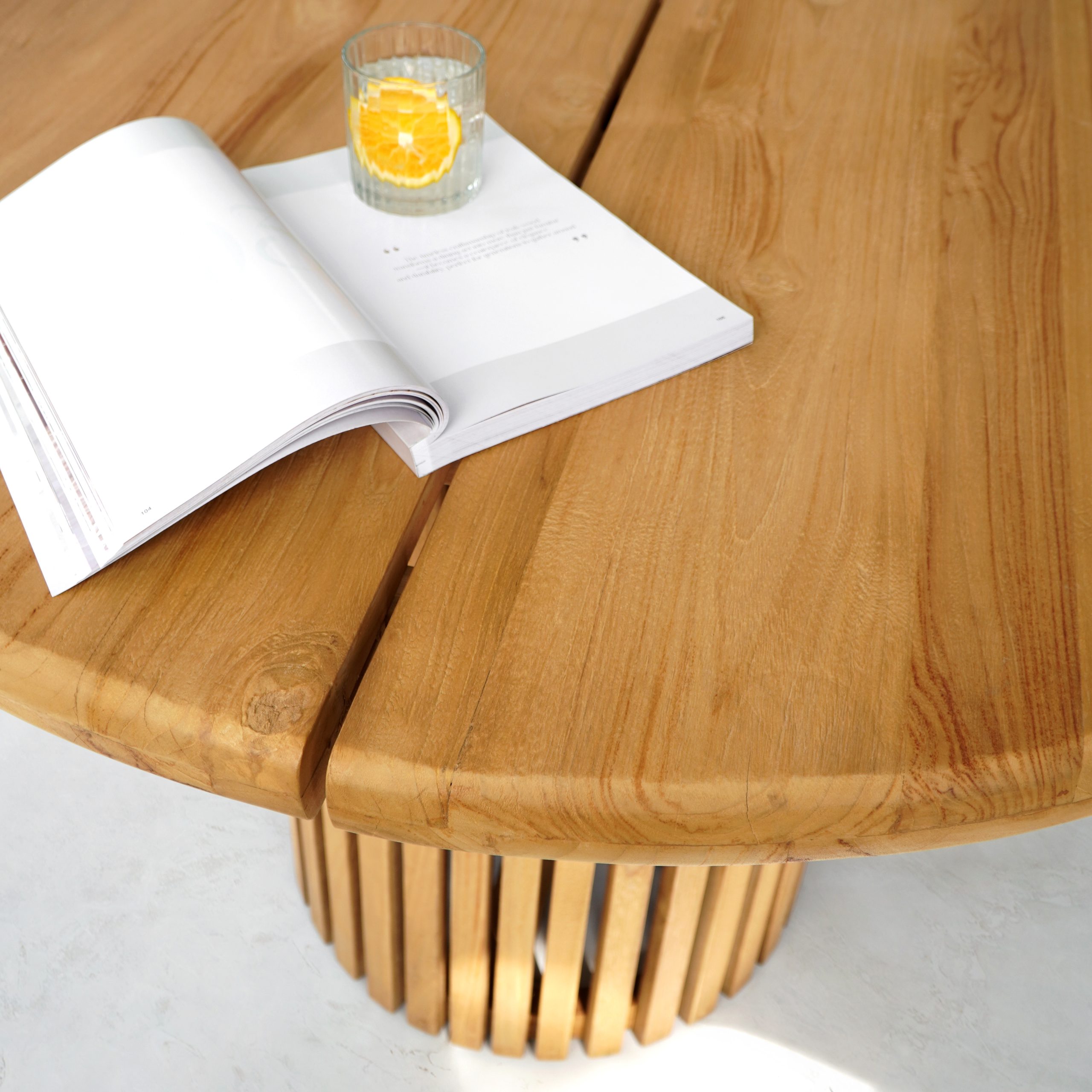Τραπέζι Τραπεζαρίας BRISBANE Oval από Teak (Κωδ. 126357) - Image 2