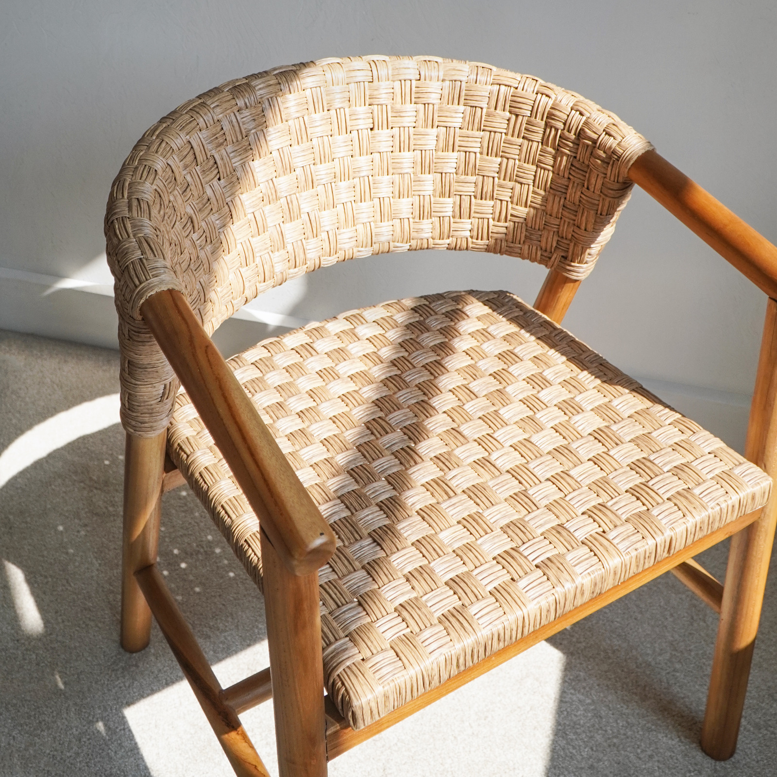 Πολυθρόνα Colmar από Teak με Συνθετικό Rattan (Κωδ. 126431) - Image 3