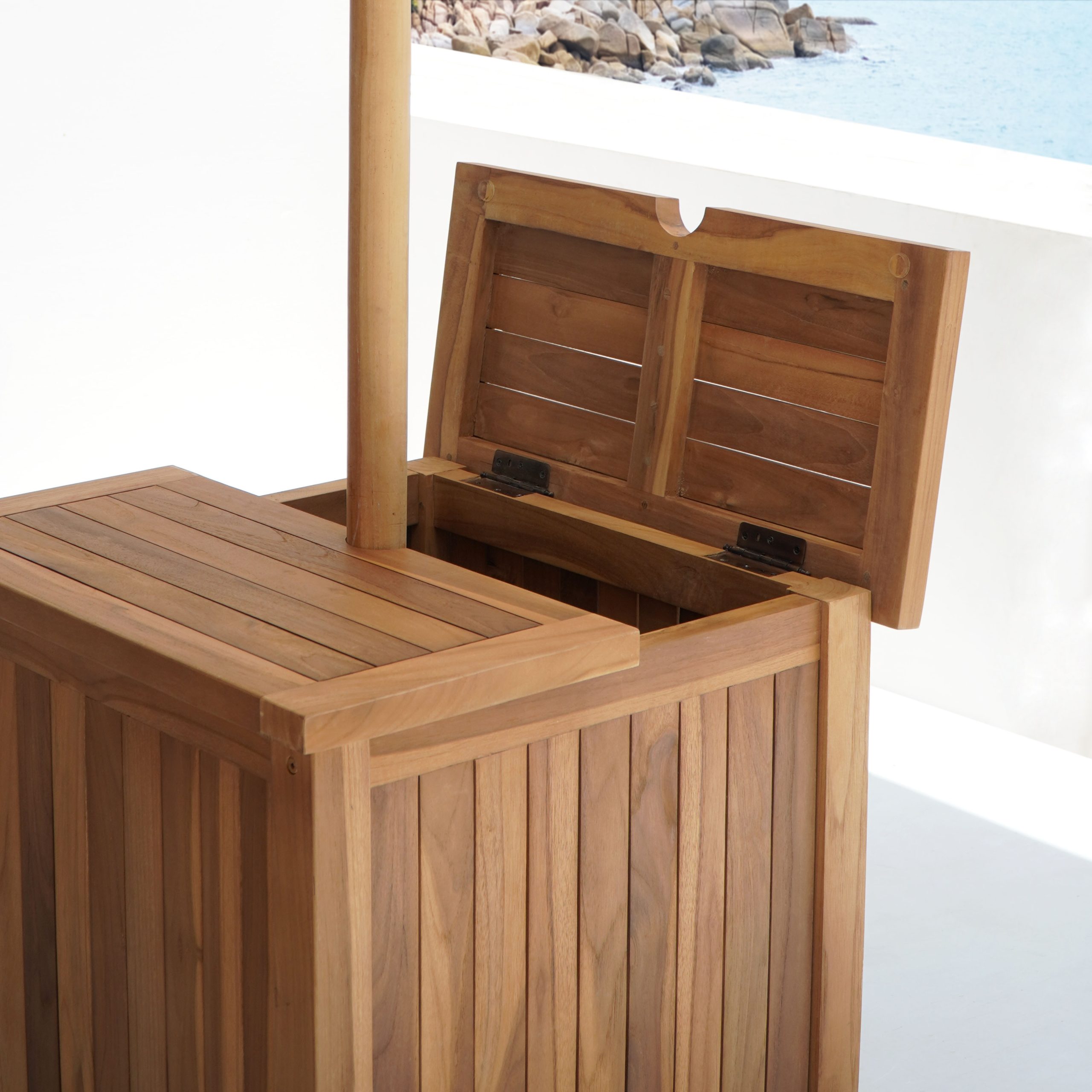 Βάση Ομπρέλας Teak με Αποθηκευτικό Χώρο (Κωδ. 802230) - Image 4